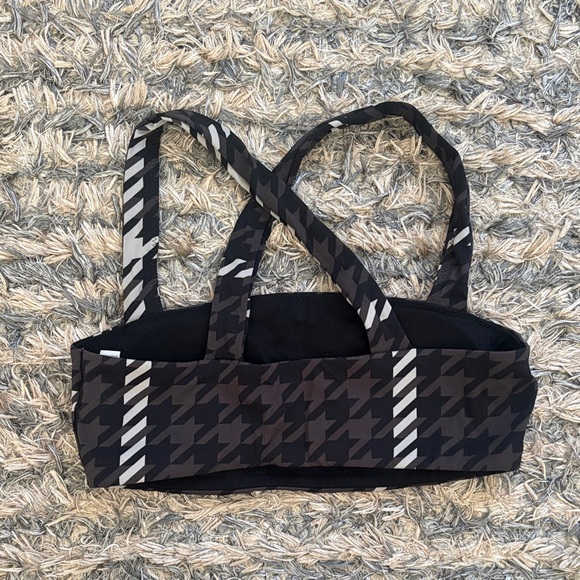 Black and Gray Sports Bra - Picture 2 of 3